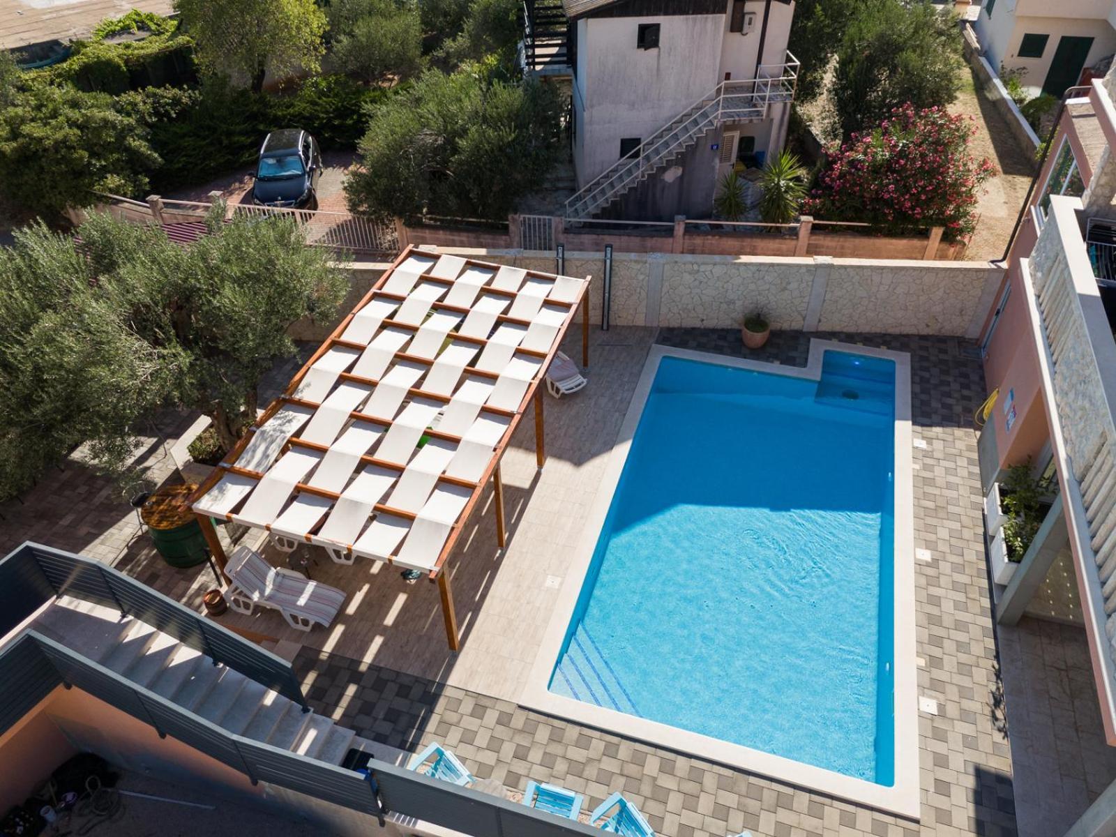 Apartments Villa Monique Rogoznica  Exterior photo